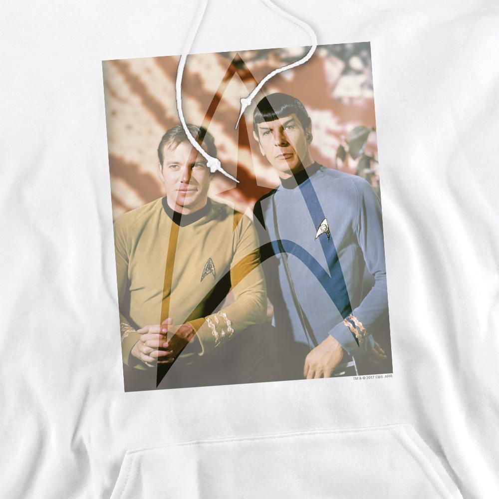 White - Pack Shot - Star Trek Mens Classic Duo Hoodie