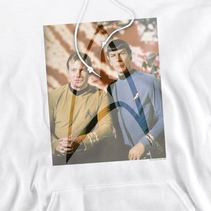 White - Pack Shot - Star Trek Mens Classic Duo Hoodie