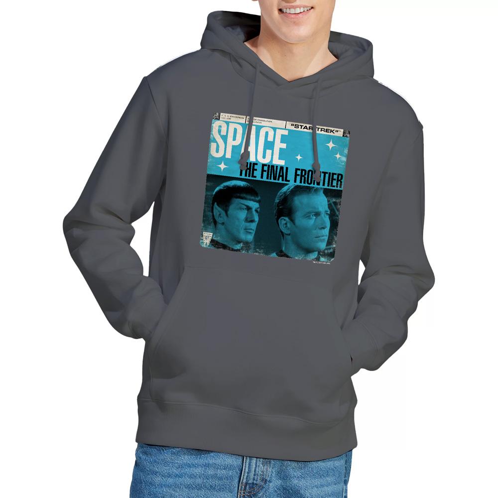 Charcoal - Lifestyle - Star Trek Mens Final Frontier Cover Hoodie