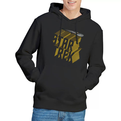 Black - Lifestyle - Star Trek Mens 3D Logo Hoodie