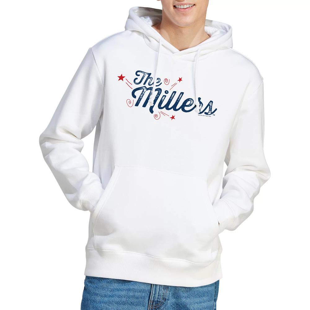 White - Lifestyle - The Millers Mens Logo Hoodie