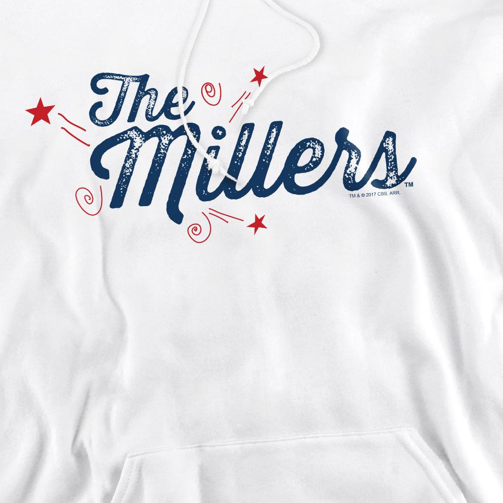 White - Pack Shot - The Millers Mens Logo Hoodie