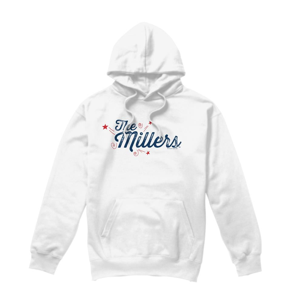White - Front - The Millers Mens Logo Hoodie