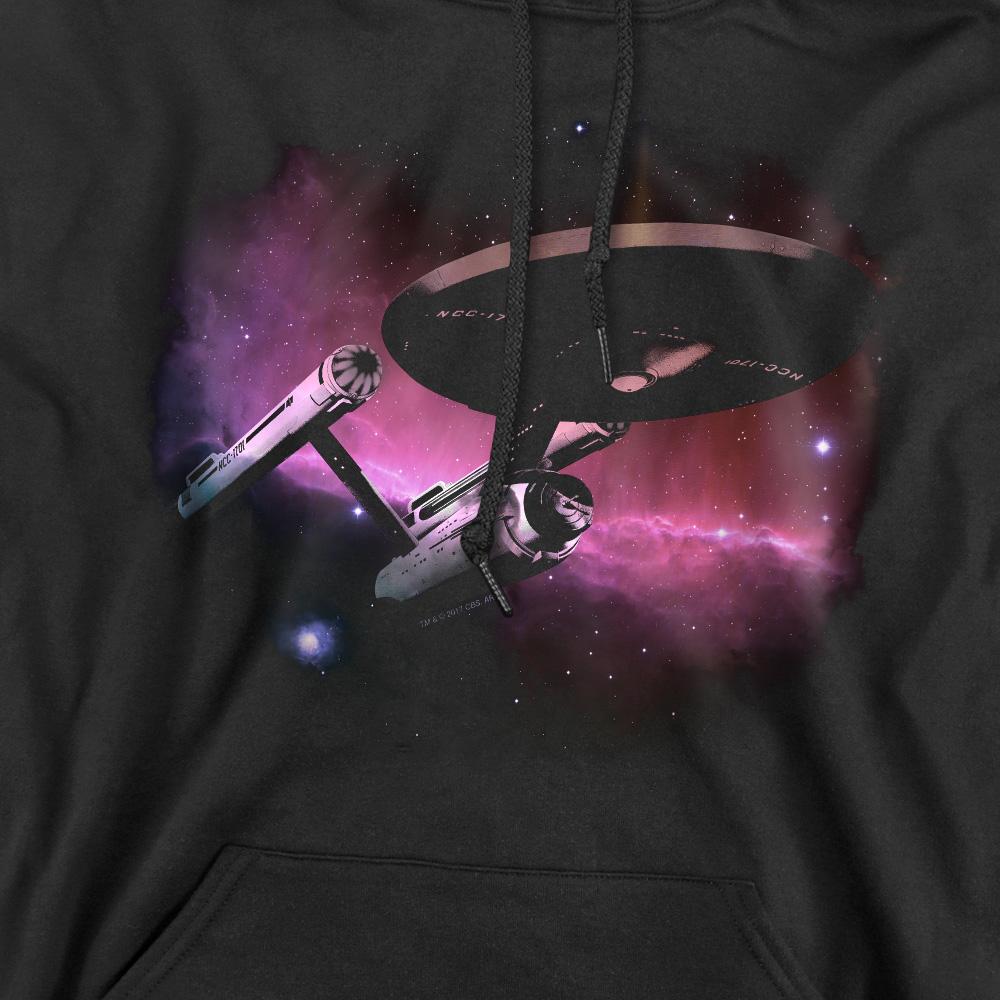 Black - Pack Shot - Star Trek Mens Prime Directive Hoodie