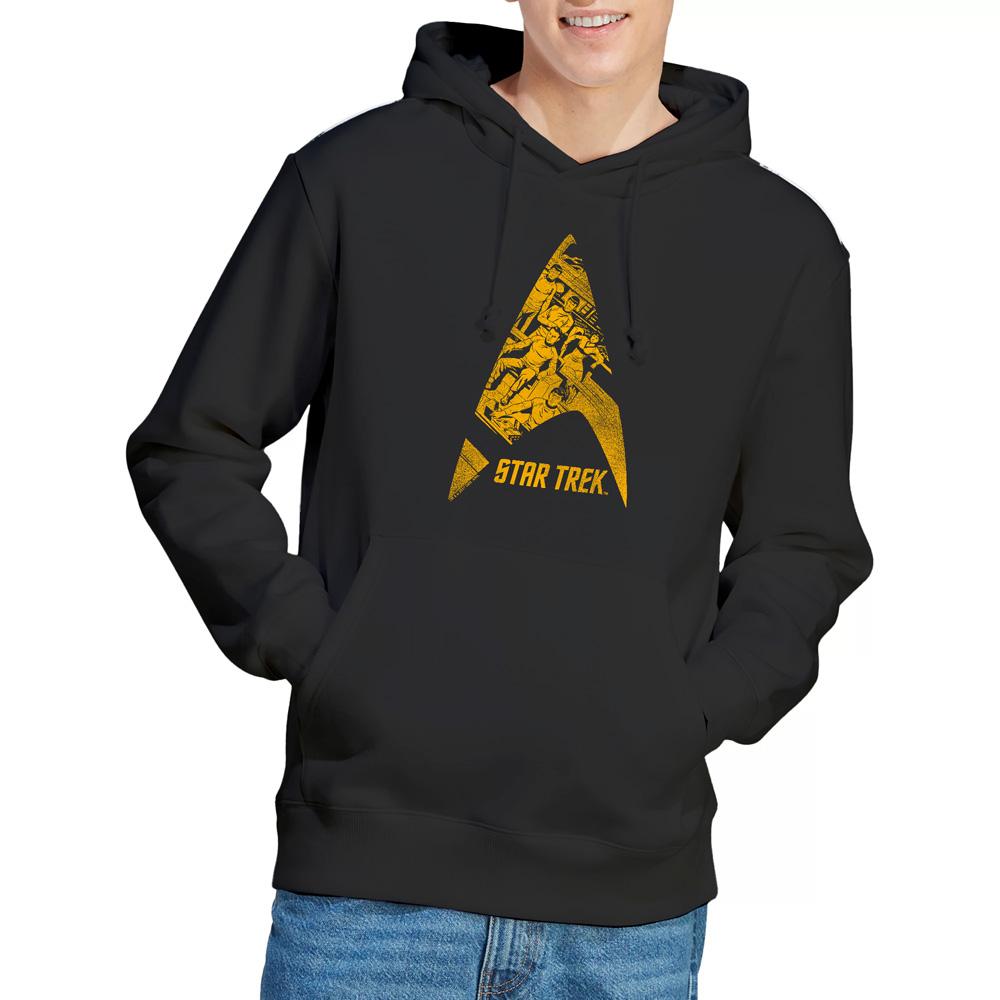 Black - Lifestyle - Star Trek Mens Delta Crew Hoodie