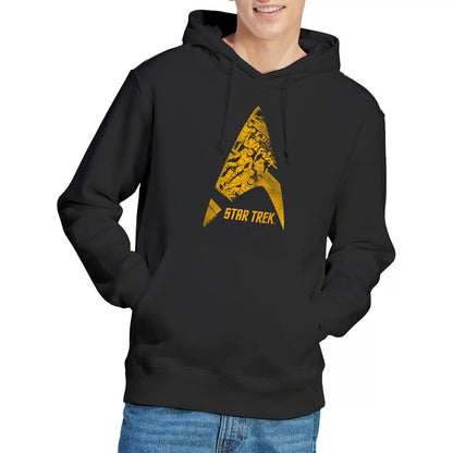 Black - Lifestyle - Star Trek Mens Delta Crew Hoodie