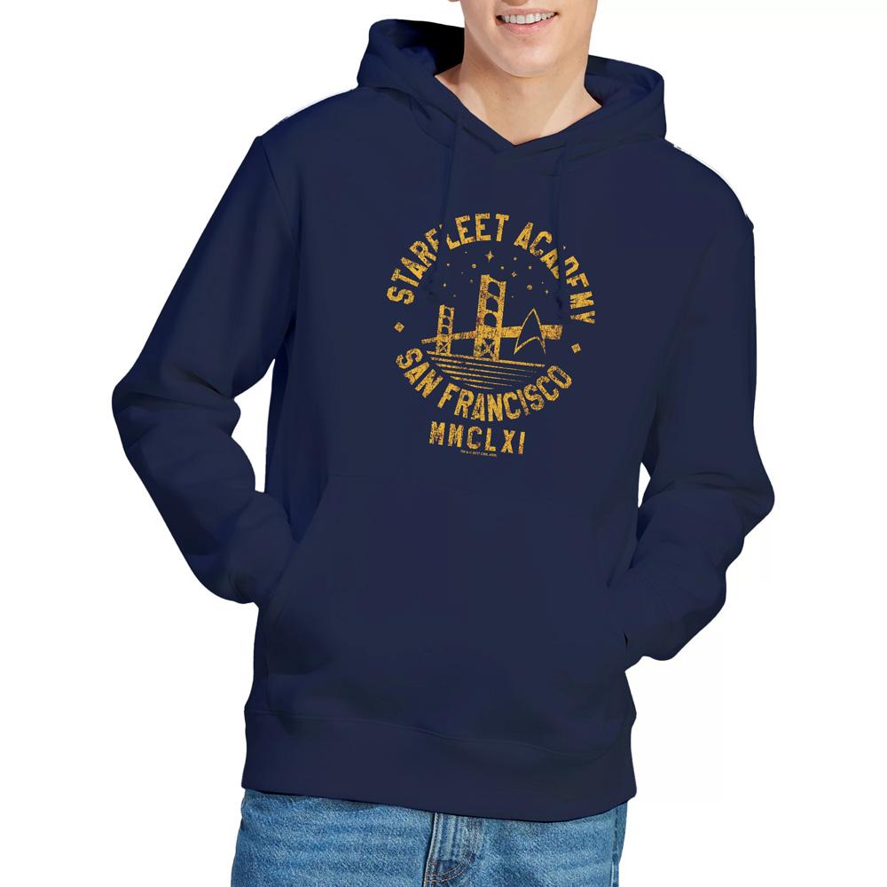 Navy - Lifestyle - Star Trek Mens Bridge Collegiate Hoodie
