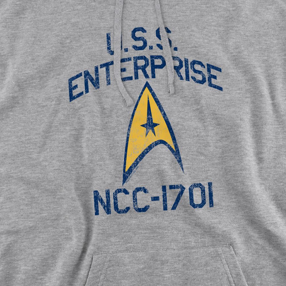 Sport Heather - Pack Shot - Star Trek Mens Collegiate Arch Hoodie