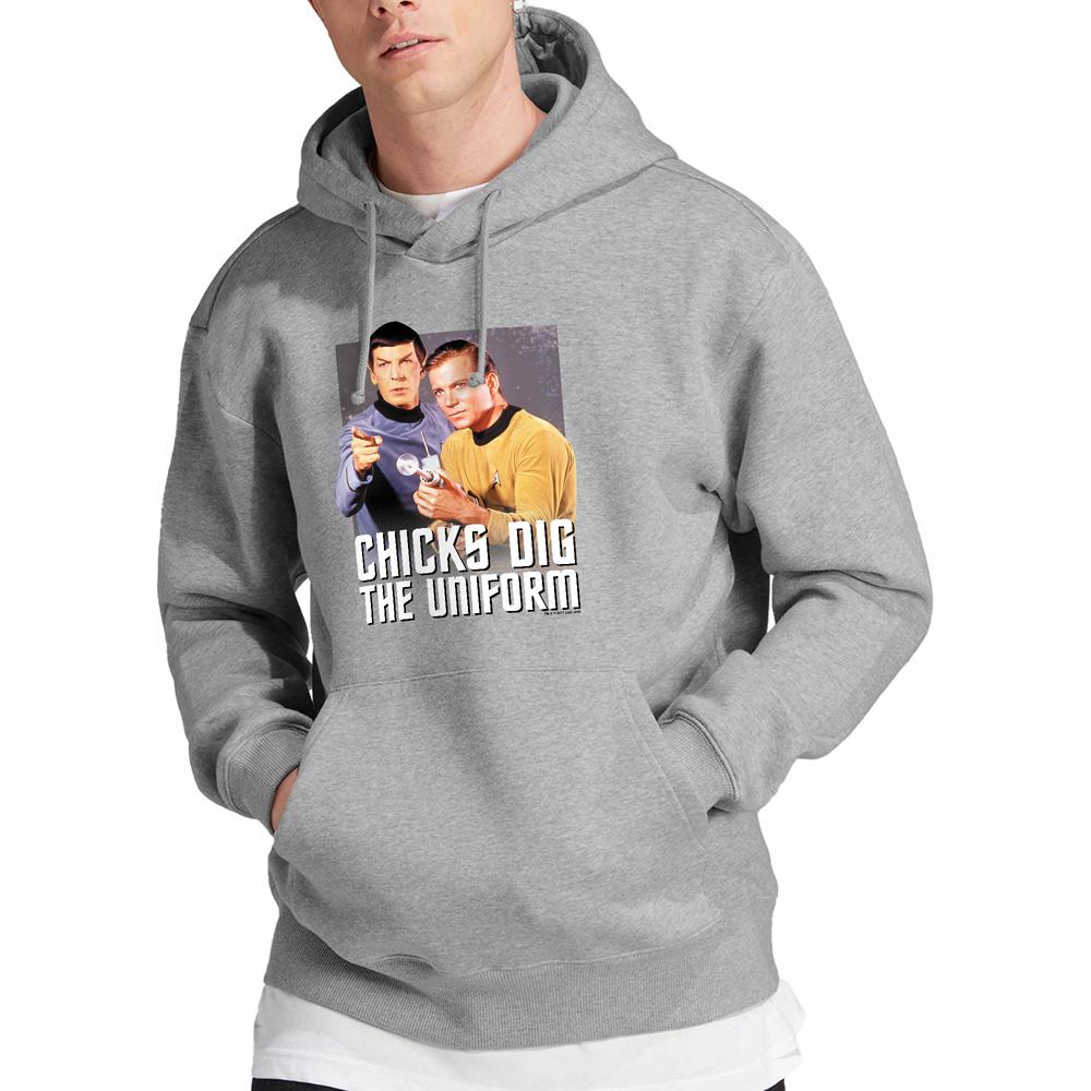 Sport Heather - Lifestyle - Star Trek Mens Chicks Dig Hoodie