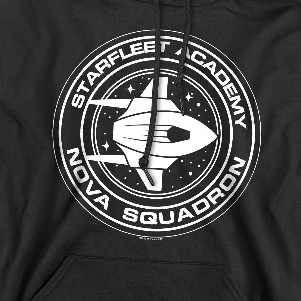 Black - Pack Shot - Star Trek Mens Nova Squadron Hoodie