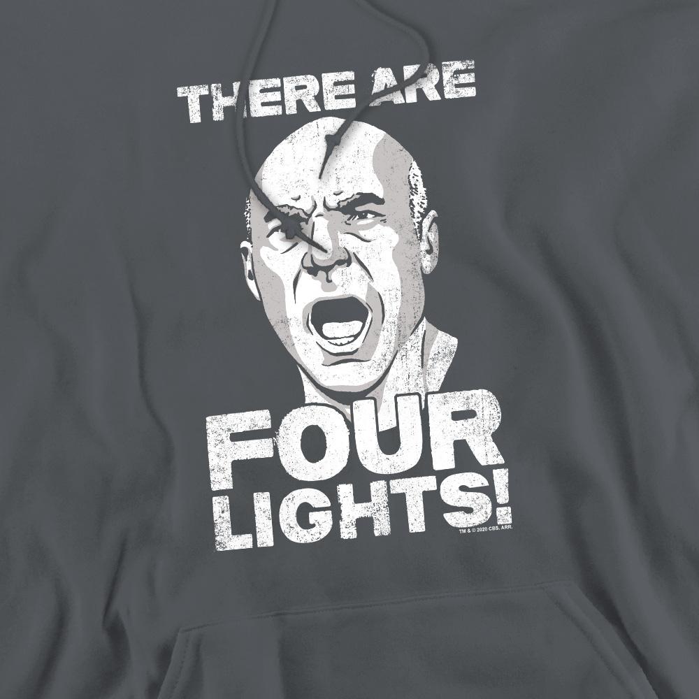 Charcoal - Pack Shot - Star Trek Mens Four Lights Hoodie