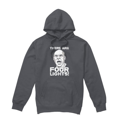 Charcoal - Front - Star Trek Mens Four Lights Hoodie
