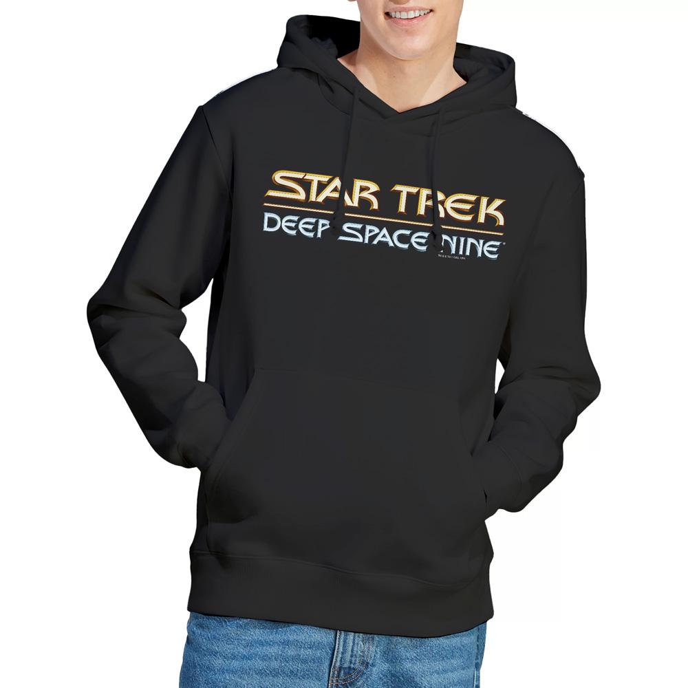 Black - Lifestyle - Star Trek Mens Deep Space Nine Logo Hoodie