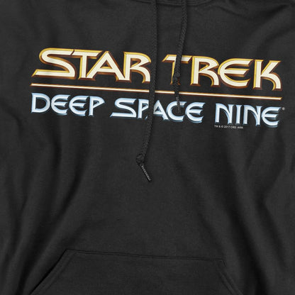 Black - Pack Shot - Star Trek Mens Deep Space Nine Logo Hoodie
