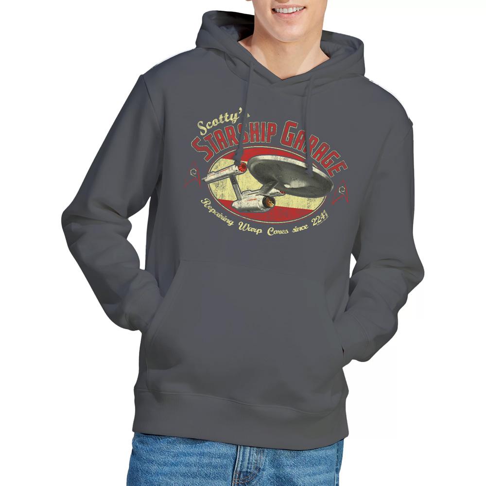Charcoal - Lifestyle - Star Trek Mens Scotty´s Garage Hoodie