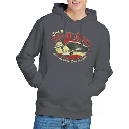 Charcoal - Lifestyle - Star Trek Mens Scotty´s Garage Hoodie