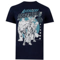 Navy - Front - Avengers Assemble Mens Team T-Shirt