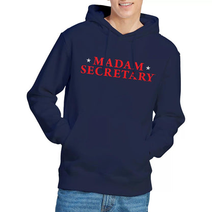 Navy - Lifestyle - Madam Secretary Mens Logo Hoodie