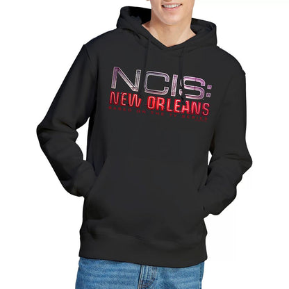 Black - Lifestyle - NCIS: New Orleans Mens Neon Sign Hoodie