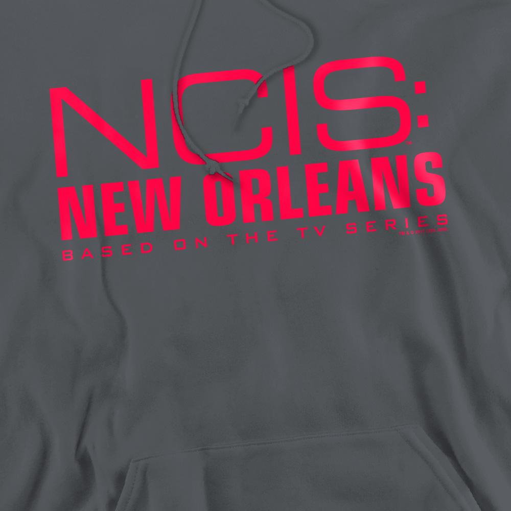 Charcoal - Pack Shot - NCIS: New Orleans Mens Logo Hoodie