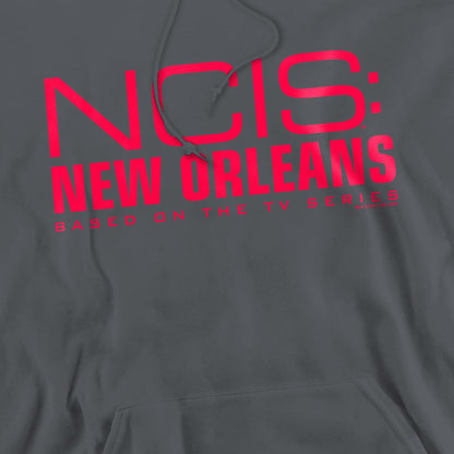 Charcoal - Pack Shot - NCIS: New Orleans Mens Logo Hoodie