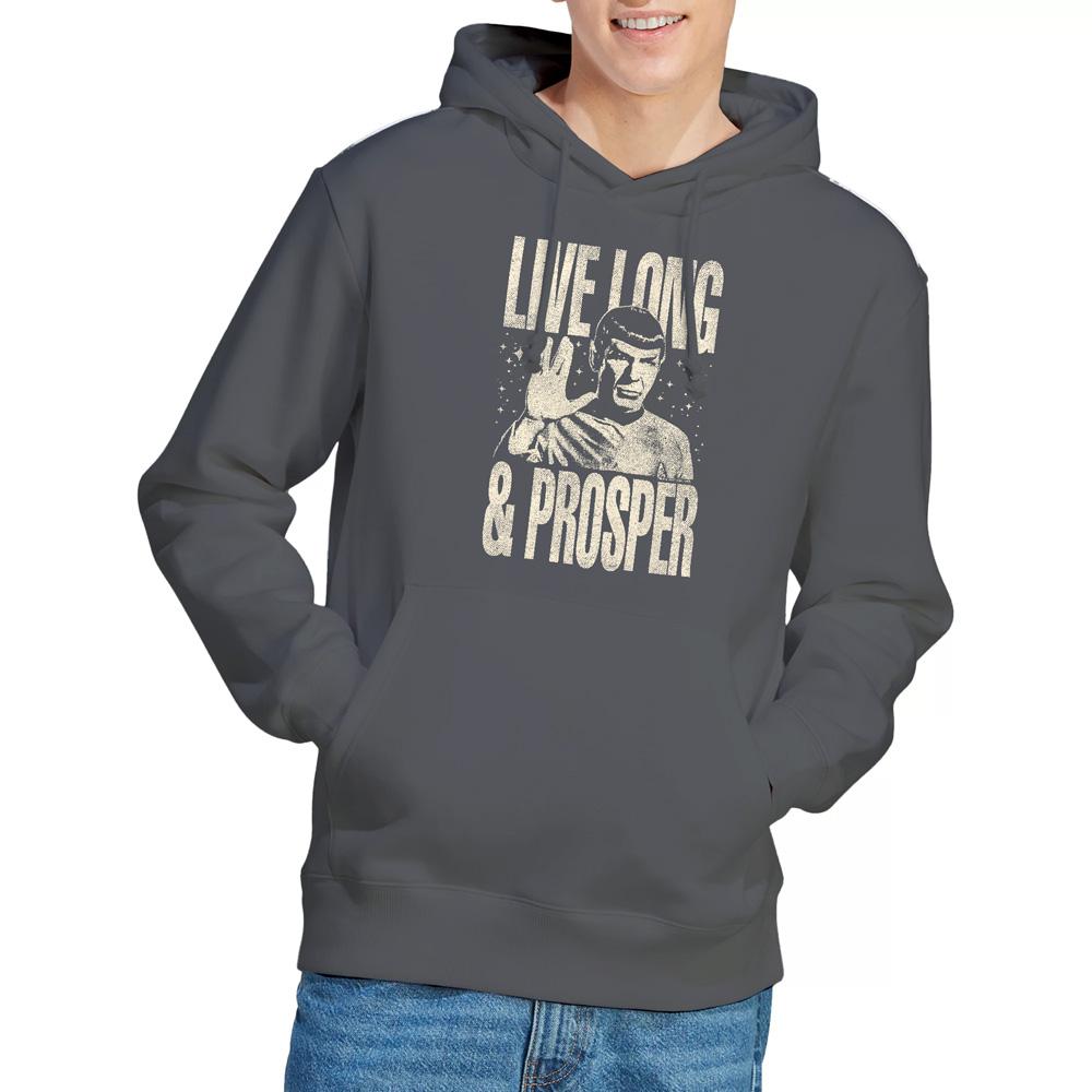 Charcoal - Pack Shot - Star Trek: The Original Series Mens Prosper Spock Hoodie