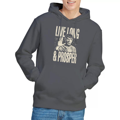Charcoal - Pack Shot - Star Trek: The Original Series Mens Prosper Spock Hoodie