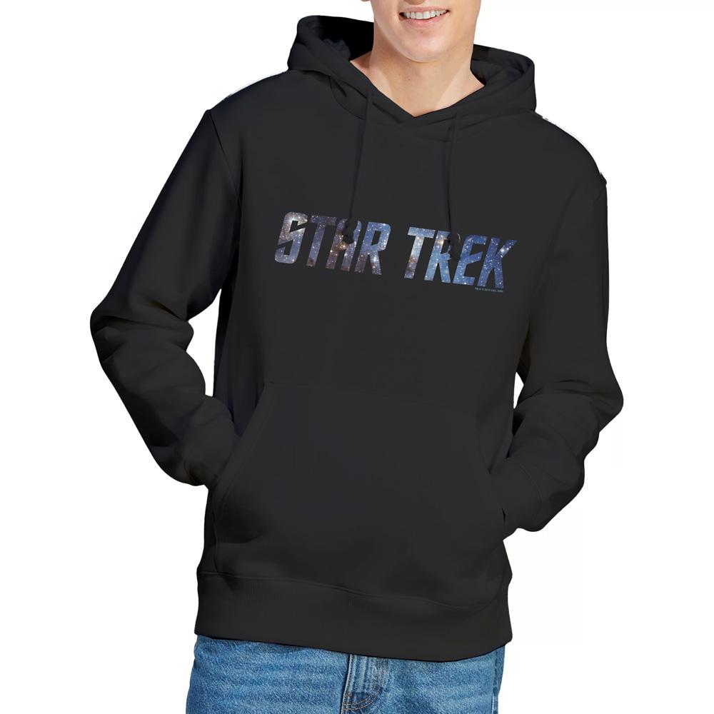 Black - Lifestyle - Star Trek Mens Space Logo Hoodie