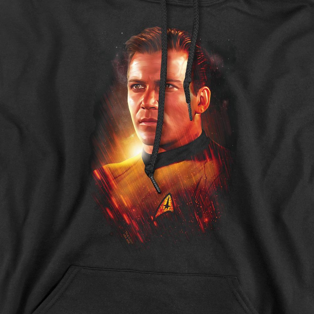 Black - Pack Shot - Star Trek: The Original Series Mens Epic Captain Kirk Hoodie
