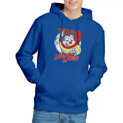 Royal Blue - Lifestyle - Mighty Mouse Mens Mighty Circle Hoodie