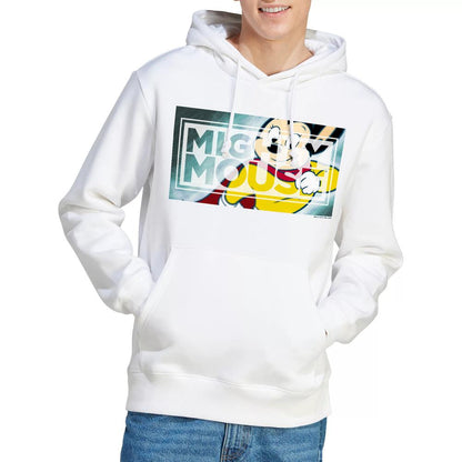 White - Lifestyle - Mighty Mouse Mens Mighty Rectangle Hoodie