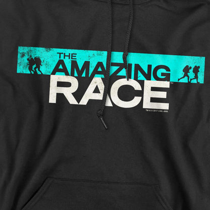 Black - Pack Shot - The Amazing Race Mens Bar Logo Hoodie