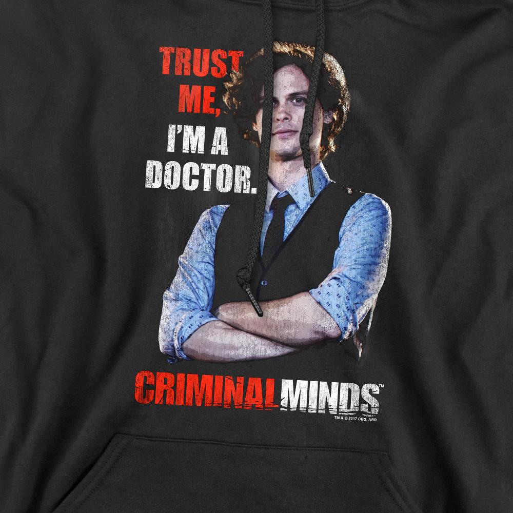 Black - Pack Shot - Criminal Minds Mens Trust Me Hoodie