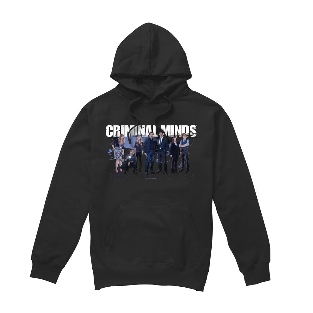 Black - Front - Criminal Minds Mens Season 10 Cast Hoodie