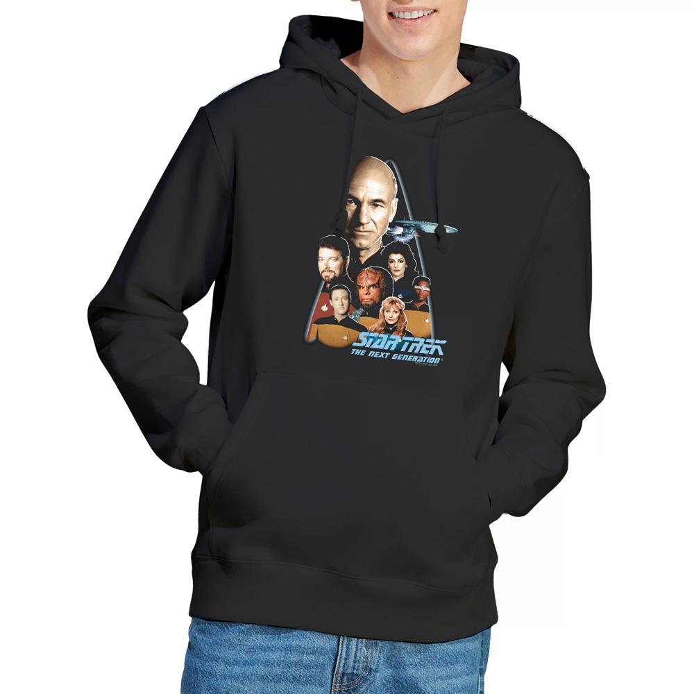 Black - Lifestyle - Star Trek Mens The Next Generation Hoodie