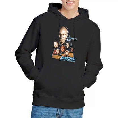 Black - Lifestyle - Star Trek Mens The Next Generation Hoodie