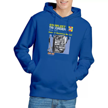 Royal Blue - Lifestyle - Star Trek Mens Tricorder Manual Hoodie