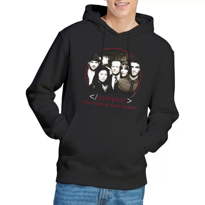 Black - Lifestyle - Scorpion Mens Cast Hoodie