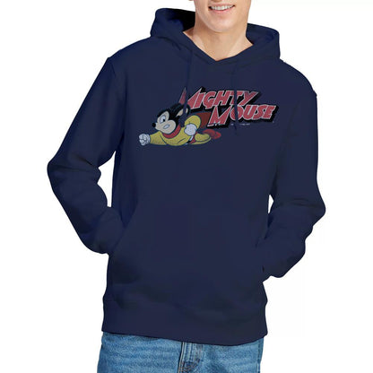 Navy - Lifestyle - Mighty Mouse Mens Mighty Retro Hoodie