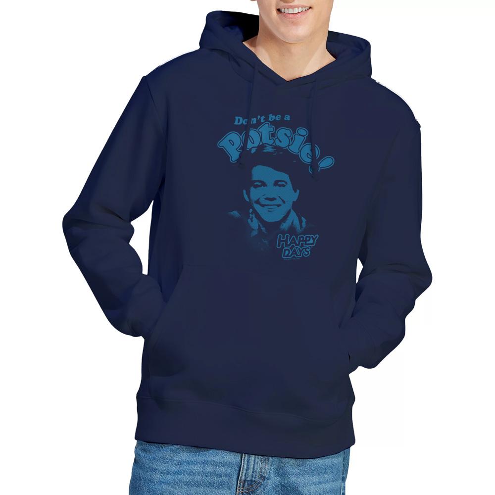 Navy - Lifestyle - Happy Days Mens Don´t Be a Potsy Hoodie