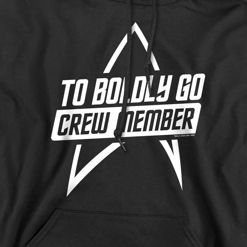 Black - Pack Shot - Star Trek Mens The Next Generation Crew Member Hoodie