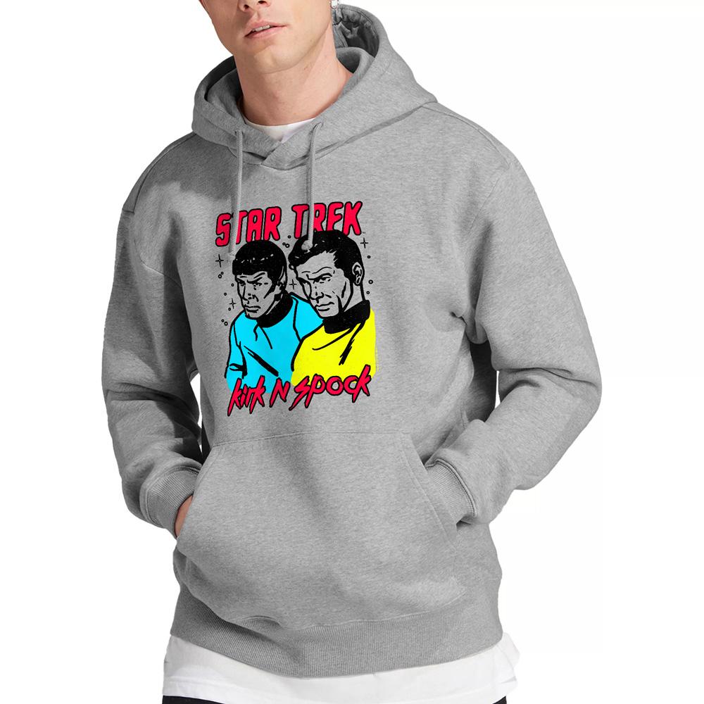Sport Heather - Lifestyle - Star Trek Mens Kirk & Spock Hoodie