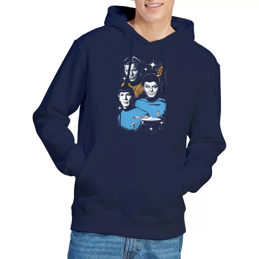 Navy - Lifestyle - Star Trek Mens All Star Crew Hoodie