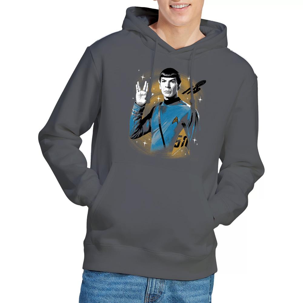 Charcoal - Lifestyle - Star Trek Mens Prosper Space Hoodie