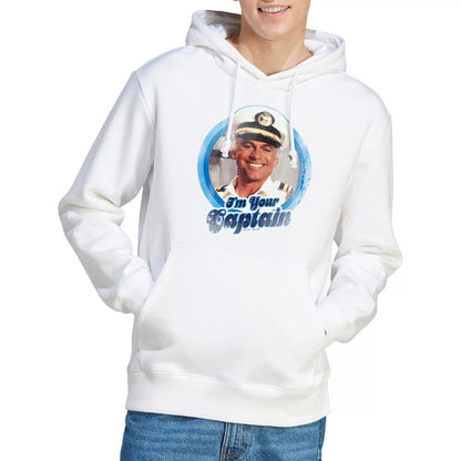 White - Lifestyle - The Love Boat Mens I´m Your Captain Hoodie
