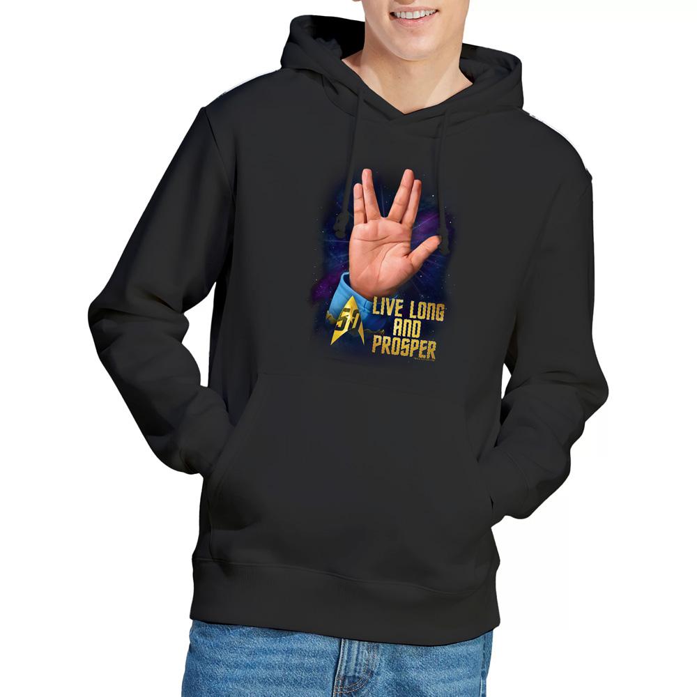 Black - Lifestyle - Star Trek Mens LLAP 50 Hoodie