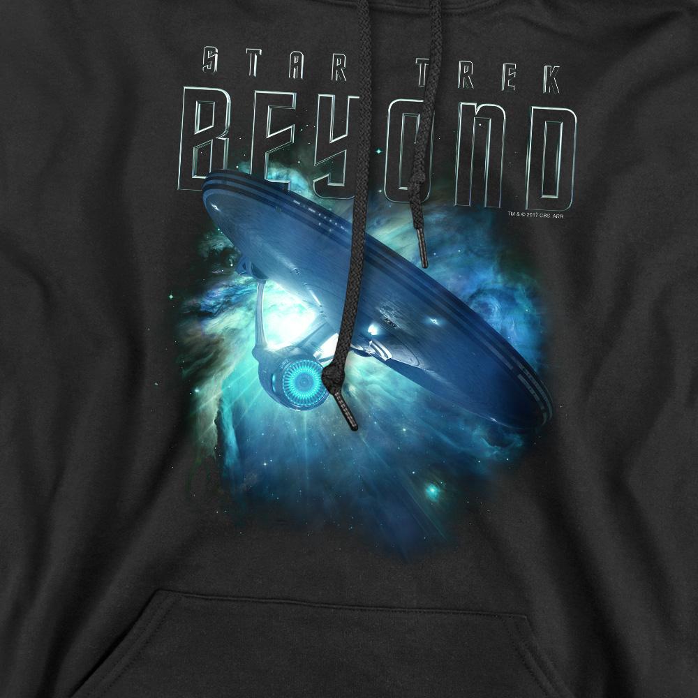 Black - Pack Shot - Star Trek Beyond Mens Voyage Hoodie