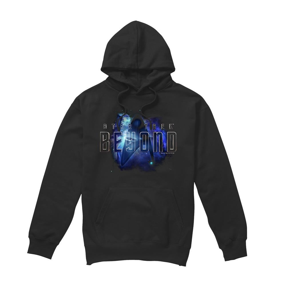 Black - Front - Star Trek Beyond Mens Galaxy Hoodie