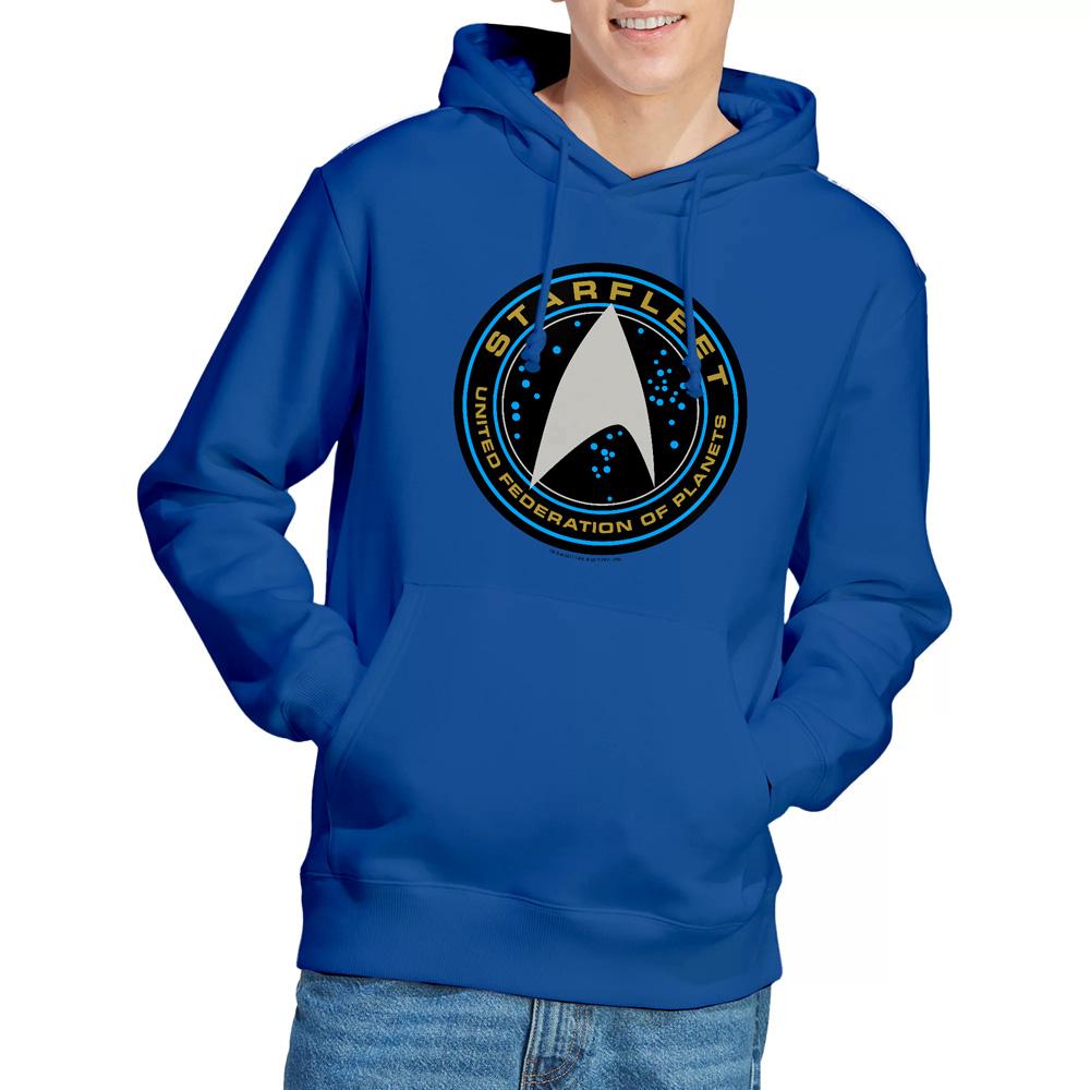 Royal Blue - Lifestyle - Star Trek Beyond Mens Starfleet Patch Hoodie