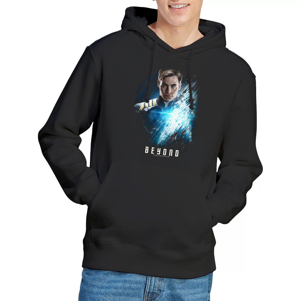 Black - Lifestyle - Star Trek Beyond Mens Captain Kirk Poster Hoodie